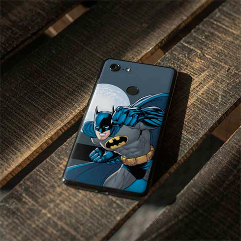 DC Comics Batman Action Pose 90's art Google Pixel 3 XL Skin